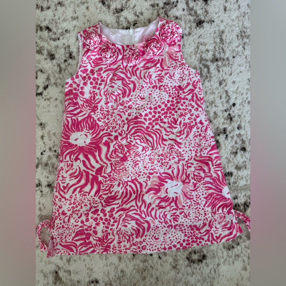 Pink and White Sleeveless Dress by Lilly Pulitzer